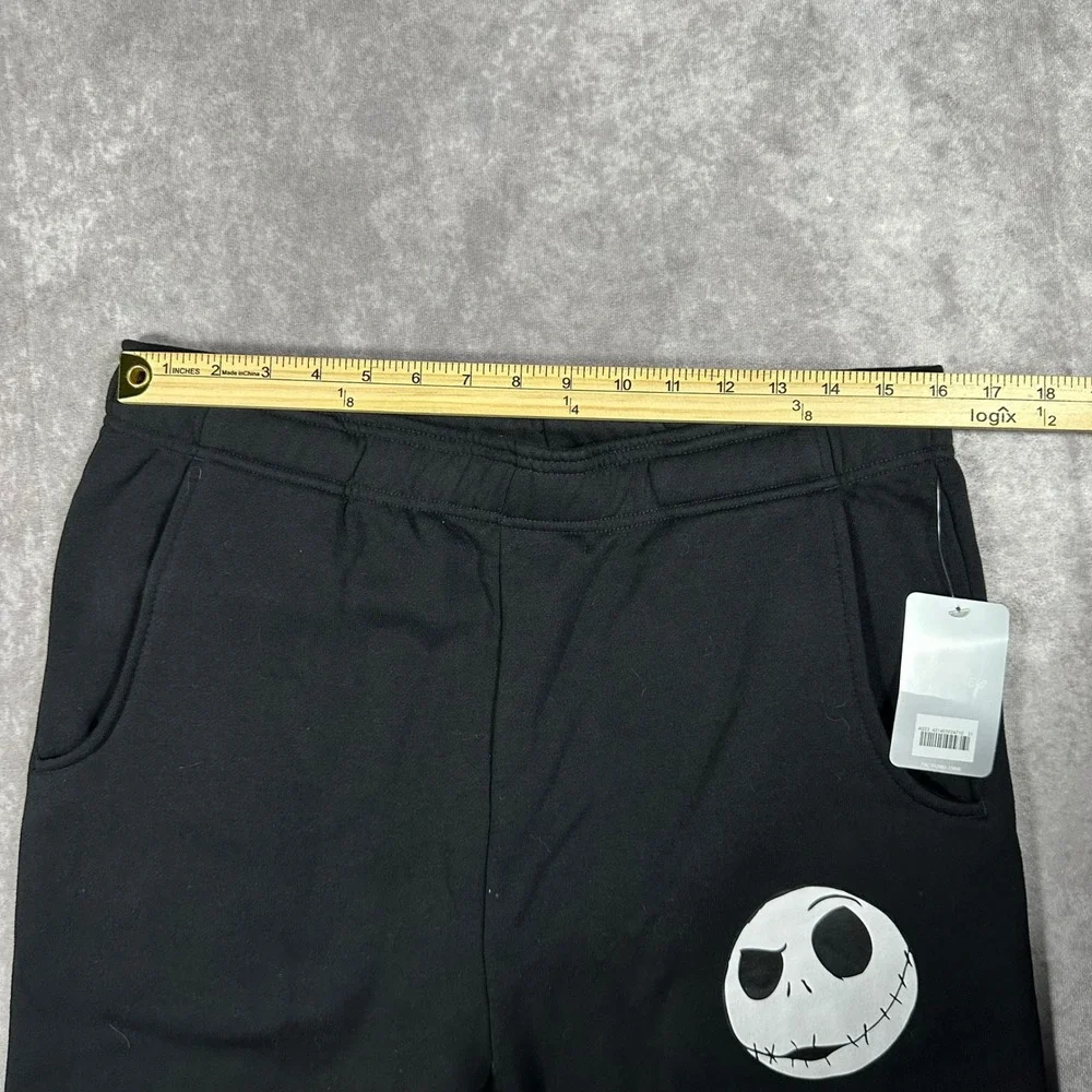 Disney Nightmare Before Christmas Jack Skellington Sweatpants Mens M Black NWT